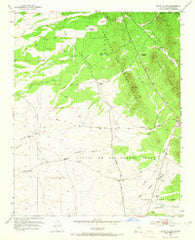 Seton Village New Mexico Historical topographic map, 1:24000 scale, 7.5 X 7.5 Minute, Year 1952