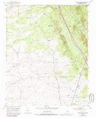 Seton Village New Mexico Historical topographic map, 1:24000 scale, 7.5 X 7.5 Minute, Year 1952