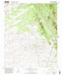 Seton Village New Mexico Historical topographic map, 1:24000 scale, 7.5 X 7.5 Minute, Year 1952