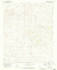 Seven Lakes New Mexico Historical topographic map, 1:24000 scale, 7.5 X 7.5 Minute, Year 1970