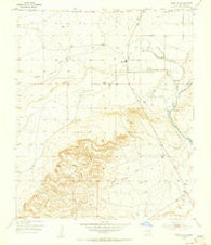 Seven Rivers New Mexico Historical topographic map, 1:24000 scale, 7.5 X 7.5 Minute, Year 1954