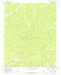 Seven Springs New Mexico Historical topographic map, 1:24000 scale, 7.5 X 7.5 Minute, Year 1970