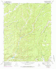Seven Springs New Mexico Historical topographic map, 1:24000 scale, 7.5 X 7.5 Minute, Year 1970