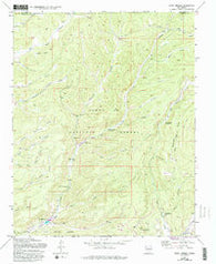 Seven Springs New Mexico Historical topographic map, 1:24000 scale, 7.5 X 7.5 Minute, Year 1970