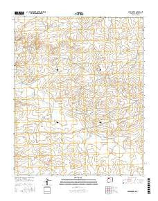 Seven Lakes New Mexico Current topographic map, 1:24000 scale, 7.5 X 7.5 Minute, Year 2017