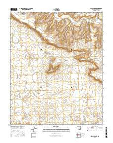 Seven Lakes NE New Mexico Current topographic map, 1:24000 scale, 7.5 X 7.5 Minute, Year 2017