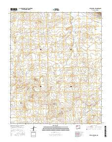 Seven Lakes NW New Mexico Current topographic map, 1:24000 scale, 7.5 X 7.5 Minute, Year 2017