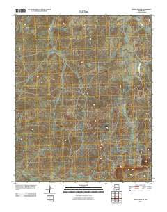 Seven Lakes SE New Mexico Historical topographic map, 1:24000 scale, 7.5 X 7.5 Minute, Year 2010