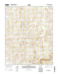 Seven Lakes SE New Mexico Historical topographic map, 1:24000 scale, 7.5 X 7.5 Minute, Year 2013