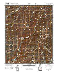 Seven Springs New Mexico Historical topographic map, 1:24000 scale, 7.5 X 7.5 Minute, Year 2011