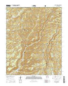 Seven Springs New Mexico Current topographic map, 1:24000 scale, 7.5 X 7.5 Minute, Year 2017