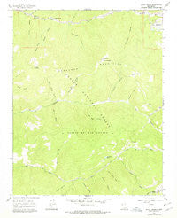 Shady Brook New Mexico Historical topographic map, 1:24000 scale, 7.5 X 7.5 Minute, Year 1965
