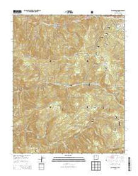 Shady Brook New Mexico Current topographic map, 1:24000 scale, 7.5 X 7.5 Minute, Year 2013