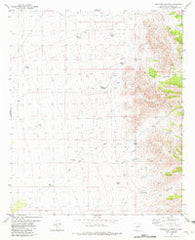 Shannon Canyon New Mexico Historical topographic map, 1:24000 scale, 7.5 X 7.5 Minute, Year 1981