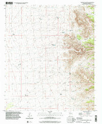 Shannon Canyon New Mexico Historical topographic map, 1:24000 scale, 7.5 X 7.5 Minute, Year 1996