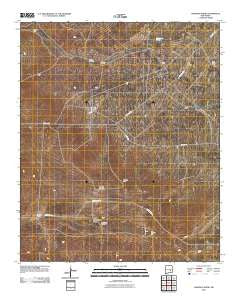 Shannon Draw New Mexico Historical topographic map, 1:24000 scale, 7.5 X 7.5 Minute, Year 2010