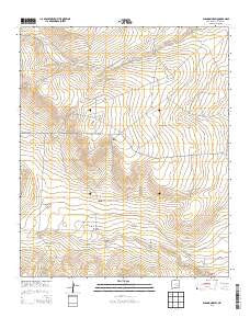 Shannon Draw New Mexico Historical topographic map, 1:24000 scale, 7.5 X 7.5 Minute, Year 2013