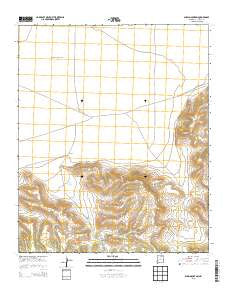Shaw Mountain New Mexico Historical topographic map, 1:24000 scale, 7.5 X 7.5 Minute, Year 2013