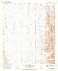Sheep Draw New Mexico Historical topographic map, 1:24000 scale, 7.5 X 7.5 Minute, Year 1969