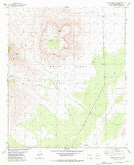 Sheep Mountain New Mexico Historical topographic map, 1:24000 scale, 7.5 X 7.5 Minute, Year 1981