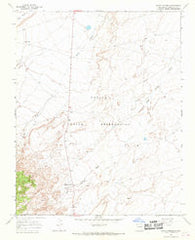 Sheep Springs New Mexico Historical topographic map, 1:24000 scale, 7.5 X 7.5 Minute, Year 1966