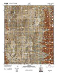 Sheep Draw New Mexico Historical topographic map, 1:24000 scale, 7.5 X 7.5 Minute, Year 2010
