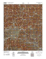 Sheeppen Canyon New Mexico Historical topographic map, 1:24000 scale, 7.5 X 7.5 Minute, Year 2011