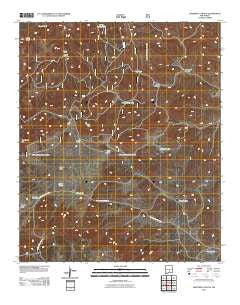 Sheeppen Canyon New Mexico Historical topographic map, 1:24000 scale, 7.5 X 7.5 Minute, Year 2011