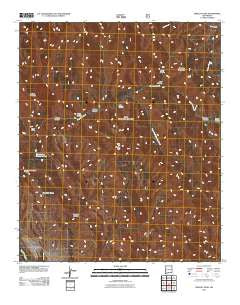 Shelley Peak New Mexico Historical topographic map, 1:24000 scale, 7.5 X 7.5 Minute, Year 2011
