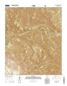 Shelley Peak New Mexico Historical topographic map, 1:24000 scale, 7.5 X 7.5 Minute, Year 2013