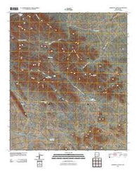 Sheridan Canyon New Mexico Historical topographic map, 1:24000 scale, 7.5 X 7.5 Minute, Year 2010