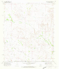 Shiloh Hills SE New Mexico Historical topographic map, 1:24000 scale, 7.5 X 7.5 Minute, Year 1970