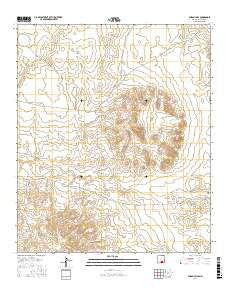 Shiloh Hills New Mexico Current topographic map, 1:24000 scale, 7.5 X 7.5 Minute, Year 2017