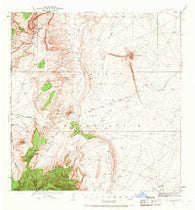 Ship Rock New Mexico Historical topographic map, 1:62500 scale, 15 X 15 Minute, Year 1934