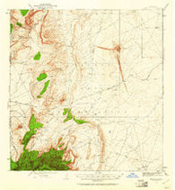 Ship Rock New Mexico Historical topographic map, 1:62500 scale, 15 X 15 Minute, Year 1934