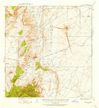Ship Rock New Mexico Historical topographic map, 1:62500 scale, 15 X 15 Minute, Year 1934