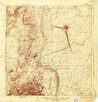 Ship Rock New Mexico Historical topographic map, 1:62500 scale, 15 X 15 Minute, Year 1937
