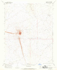 Ship Rock New Mexico Historical topographic map, 1:24000 scale, 7.5 X 7.5 Minute, Year 1966