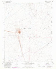 Ship Rock New Mexico Historical topographic map, 1:24000 scale, 7.5 X 7.5 Minute, Year 1966