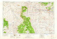 Shiprock New Mexico Historical topographic map, 1:250000 scale, 1 X 2 Degree, Year 1954