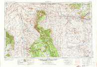 Shiprock New Mexico Historical topographic map, 1:250000 scale, 1 X 2 Degree, Year 1954