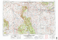 Shiprock New Mexico Historical topographic map, 1:250000 scale, 1 X 2 Degree, Year 1954