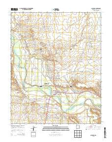 Shiprock New Mexico Historical topographic map, 1:24000 scale, 7.5 X 7.5 Minute, Year 2013
