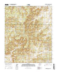 Shoemaker Canyon New Mexico Current topographic map, 1:24000 scale, 7.5 X 7.5 Minute, Year 2017