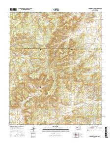 Shoemaker Canyon New Mexico Current topographic map, 1:24000 scale, 7.5 X 7.5 Minute, Year 2017