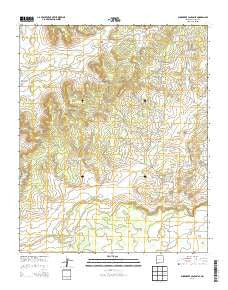 Shoemaker Canyon SE New Mexico Historical topographic map, 1:24000 scale, 7.5 X 7.5 Minute, Year 2013