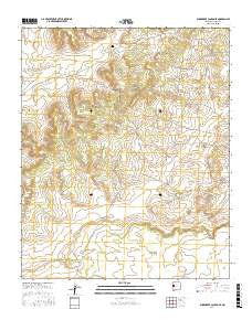 Shoemaker Canyon SE New Mexico Current topographic map, 1:24000 scale, 7.5 X 7.5 Minute, Year 2017
