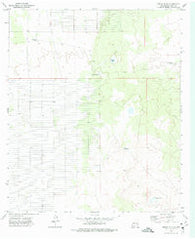 Sibley Hole New Mexico Historical topographic map, 1:24000 scale, 7.5 X 7.5 Minute, Year 1972