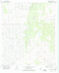 Sibley Hole New Mexico Historical topographic map, 1:24000 scale, 7.5 X 7.5 Minute, Year 1972