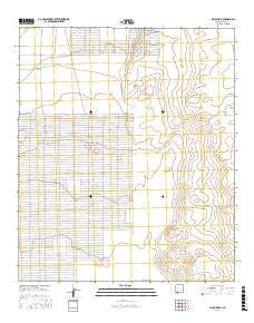 Sibley Hole New Mexico Current topographic map, 1:24000 scale, 7.5 X 7.5 Minute, Year 2017